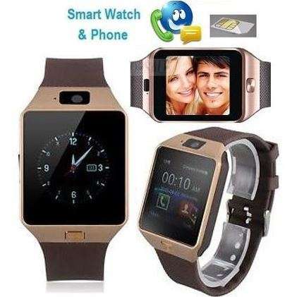 Smartphone Watch, SIM CARD, Bluetooth, Camera, Sleep Monitor, SD Card, MP3 - ROSE GOLD