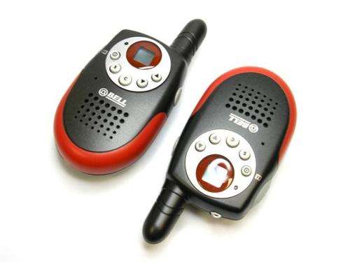 2 Piece BELL 8 Channel 2 Way Hand Radio Set, 5km Range, LED Torch, PTT Function etc...