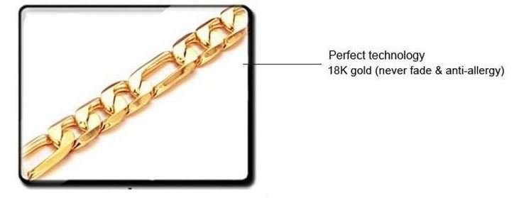 Elegant Men's 6mm Golden Stainless Steel Link Chain Necklace in Complimentary Gift Box