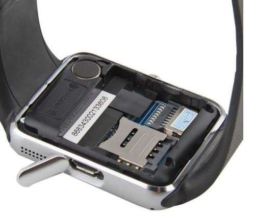 Smart Watch Phone -  SIM CARD, Bluetooth, Camera, Sleep Monitor, SD Card, MP3 etc. - Silver