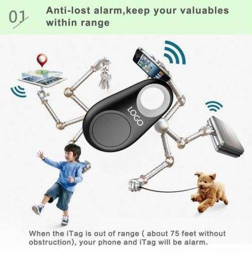 Wireless Bluetooth 4.0 Smart Tracker & GPS Locator With Itag Sensor & Anti-lost Alarm - INCL BATTERY