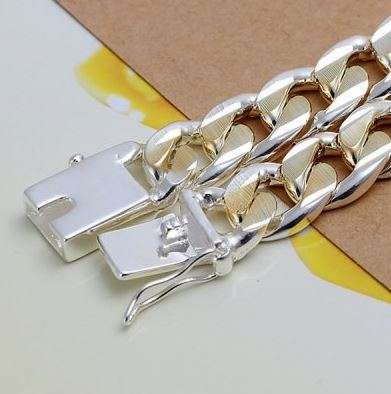 Solid Stainless Steel Chain Bracelet for Men in Complimentary Gift Box