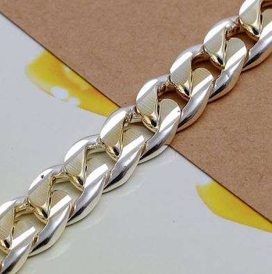 Solid Stainless Steel Chain Bracelet for Men in Complimentary Gift Box