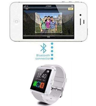 U80 Bluetooth Smartwatch for Android - Pedometer, Sleep Monitor, Drink Reminder, Remote Camera, etc