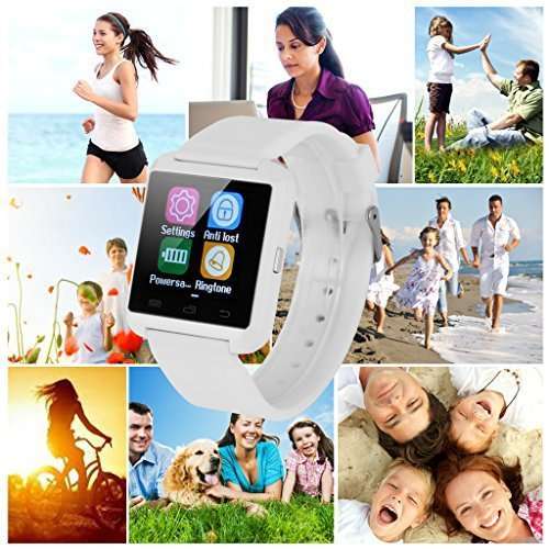 U80 Bluetooth Smartwatch for Android - Pedometer, Sleep Monitor, Drink Reminder, Remote Camera, etc