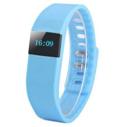 Bluetooth Smartwatch & Fitness Bracelet with Pedometer for Samsung & Android Phones BLUE