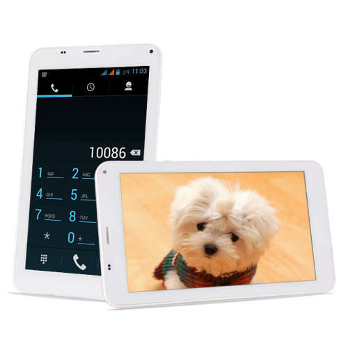 7" Android Smartphone Tablet, 8GB, Wi-Fi, 3G, Dual Sim Cards, Dual Cameras,Touch Screen, GPS - WHITE