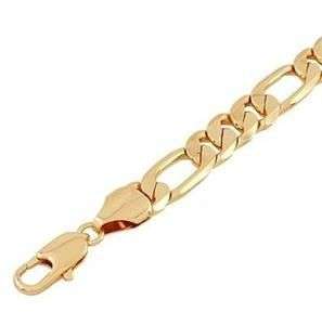 Elegant Men's 6mm Golden Stainless Steel Link Chain Bracelet in Complimentary Gift Box