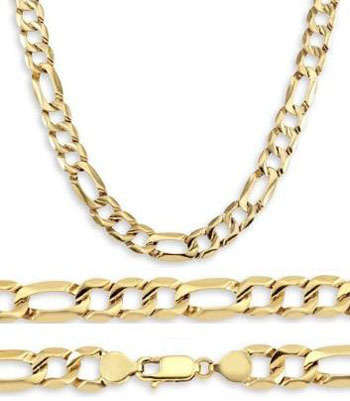 Elegant Men's 6mm Golden Stainless Steel Link Chain Necklace in Complimentary Gift Box