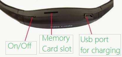 8G Sport & Fitness Wireless MP 3 Player Headset Headphone - Build in FM Radio & Micro SD Card Slot