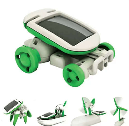 Educational Engineering Self Assembly 6 IN 1 Solar Rechargeable Kit - Learning, Logic & Creativity