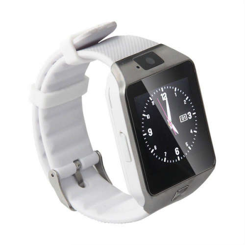 Smart Watch Phone -  SIM CARD, Bluetooth, Camera, Sleep Monitor, SD Card, MP3 etc. - White