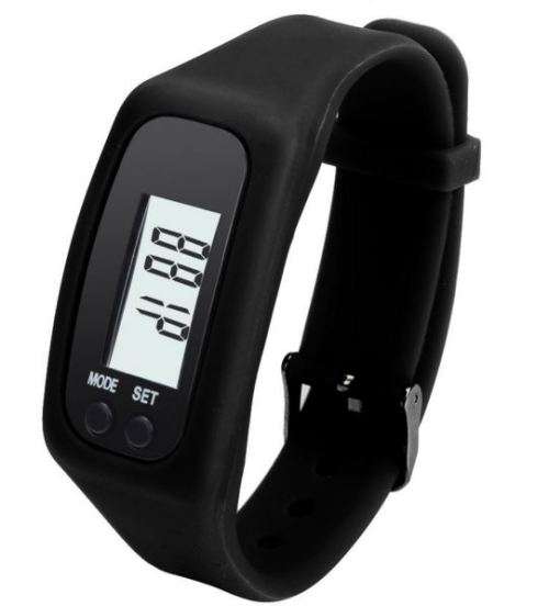 LCD Sport & Fitness PEDOMETER Wrist Watch, Step Counter, Calories, Distance, etc