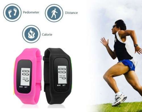 LCD Sport & Fitness PEDOMETER Wrist Watch, Step Counter, Calories, Distance, Available in 3 Colours