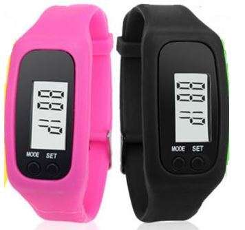 LCD Sport & Fitness PEDOMETER Wrist Watch, Step Counter, Calories, Distance, Available in 3 Colours