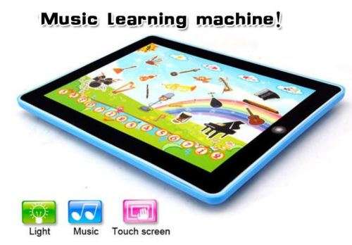 Magical Learning Music Tablet - Touch Screen, Colour Full Lights, Lots of Music & Instruments