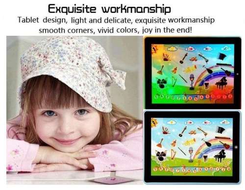 Magical Learning Music Tablet - Touch Screen, Colour Full Lights, Lots of Music & Instruments
