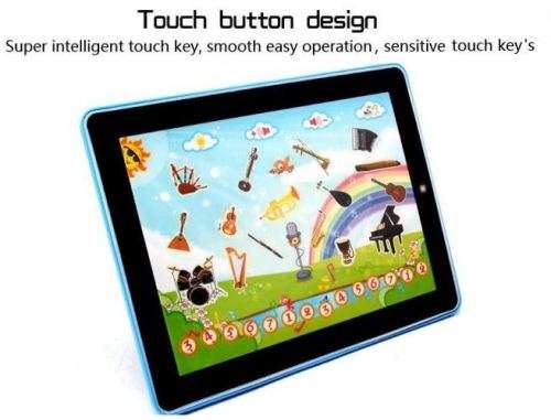 Magical Learning Music Tablet - Touch Screen, Colour Full Lights, Lots of Music & Instruments