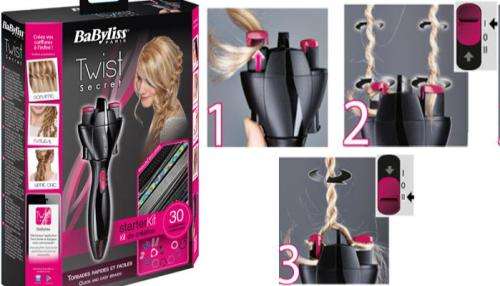 Babyliss New Twist Secret Automatic Hair Twister for Effortlessly Twisted Braids