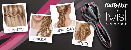 Babyliss New Twist Secret Automatic Hair Twister for Effortlessly Twisted Braids