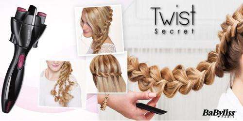 Babyliss New Twist Secret Automatic Hair Twister for Effortlessly Twisted Braids