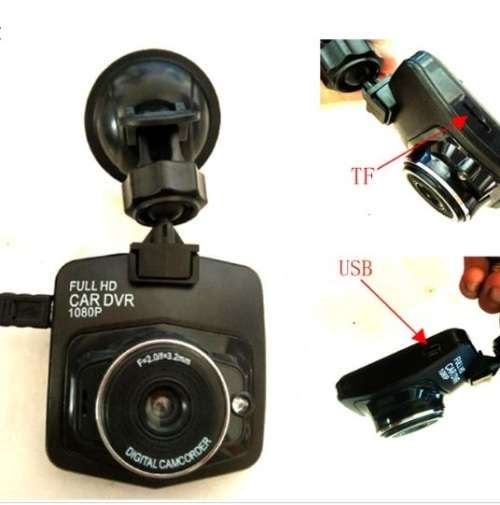 2.4" LCD 1080P Full HD, 170 Degree, Night Vision Vehicle DVR With G-Sensor for Motion Detection