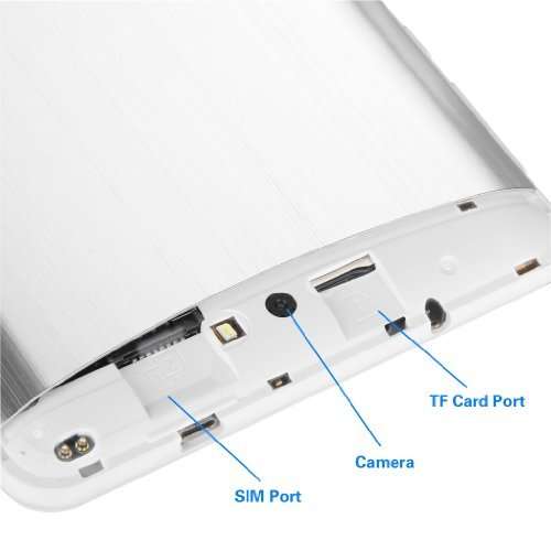 7" Android Smartphone Tablet, Wi-Fi, 3G, Dual Sim Cards, Dual Cameras, Touch Screen, 4GB, GPS-SILVER