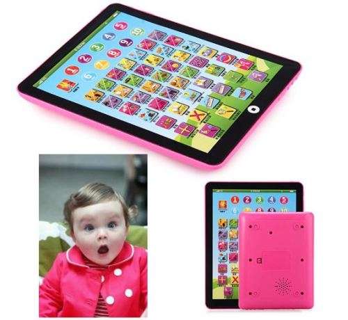 10.5" Intelligent Educational Tablet - Touch Screen, Colour Full Lights, Words, Numbers, Quiz, Songs