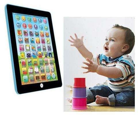 10.5" Intelligent Educational Tablet - Touch Screen, Colour Full Lights, Words, Numbers, Quiz, Songs