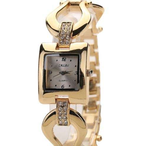 Elegant & Attractive Rose Gold With Austrian Crystal Ladies Bracelet Wrist Watch in Gift Box