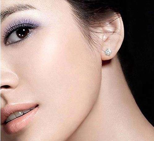 Exquisite 925 Sterling Silver Twisted Chain Cubic Zirconia Jewelry Set in Complimentary Gift Box