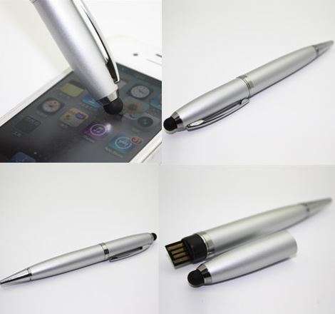 3 in 1 High Speed 16G Ball Point Touch Screen Pen With USB Memory Stick for iPhone / Samsung/ HTC