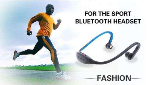 Stereo Sport Bluetooth Wireless Headset - MP3 Player & FM Radio With USB Port for Android & iPhone