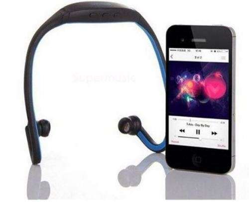 Stereo Sport Bluetooth Wireless Headset - MP3 Player & FM Radio With USB Port for Android & iPhone