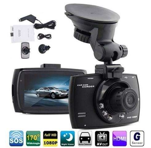 2.7" Full HD 1080P DVR Camera & Cam Recorder For Vehichle, Motion Detection. G-Sensor, Night Vision