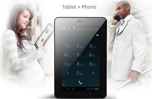 7" Android Smartphone Tablet, Wi-Fi, 3G, Dual Sim Cards, Dual Cameras, Touch Screen, GPS - GOLD