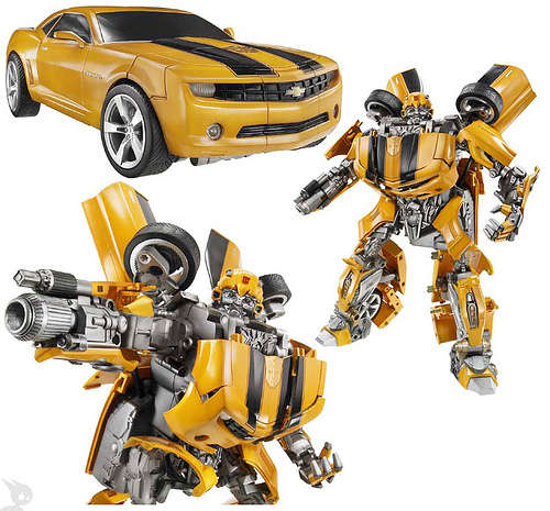 Transformer Action Figure Cars - Select Bumblebee OR Optimus, Ideal for Concentration Skills
