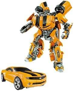 Transformer Action Figure Cars - Select Bumblebee OR Optimus, Ideal for Concentration Skills