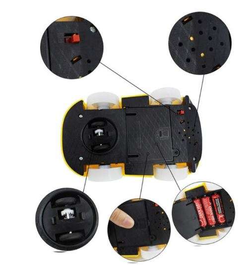 Pixar Toy Car's With Lights & Music - Automatic Steering for Hours of Fun