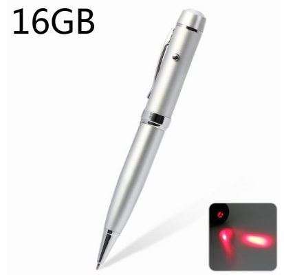 3 in 1 High Speed 16G Ball Point Red Laser Pen With 16 GB USB Memory Stick for iPhone / Samsung/ HTC
