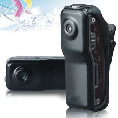Mini DV / DVR - Smallest Digital Sports Camera - Support USB, Micro SD Card, AVI Format etc.