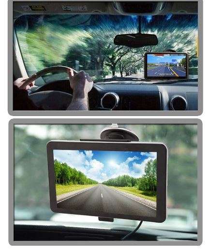 7" HD Touch Screen GPS Navigation - 4GB, FM, MP3, Video Player - IGO SA Maps