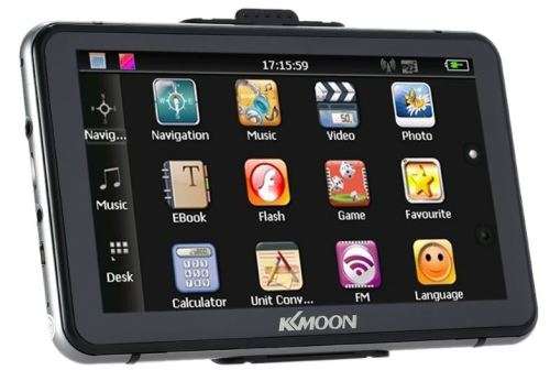 7" HD Touch Screen GPS Navigation - 4GB, FM, MP3, Video Player - IGO SA Maps