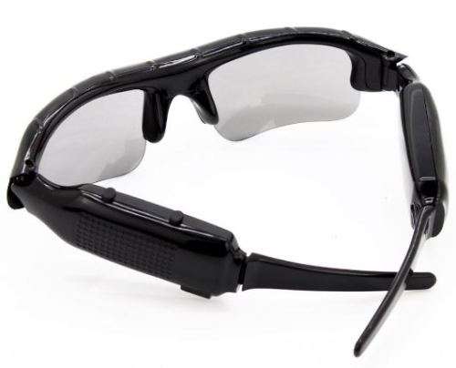 DVR Camera & Cam Recorder Sunglasses with Micro SD Slot, Carry Case, USB Data & Charging Cable Ect.