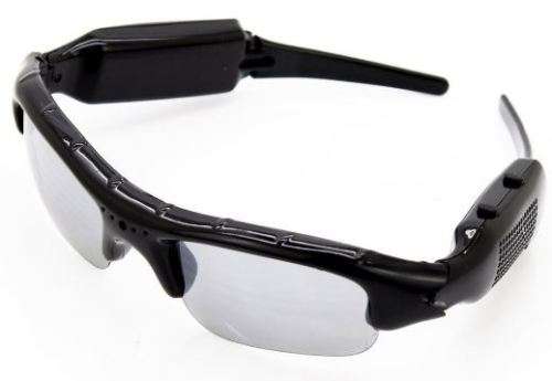 DVR Camera & Cam Recorder Sunglasses with Micro SD Slot, Carry Case, USB Data & Charging Cable Ect.