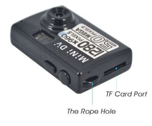 Ultra Mini DV / DVR - Support USB, Micro SD Card, Motion Detection, Sound & Video Recording, Camera