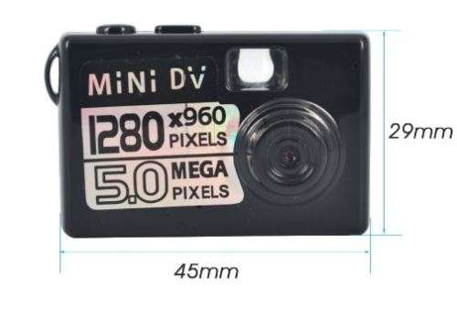 Ultra Mini DV / DVR - Support USB, Micro SD Card, Motion Detection, Sound & Video Recording, Camera