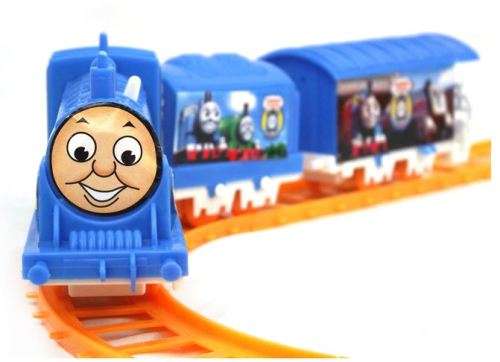Battery Operated THOMAS Train Set - Hours of Fun, Play & Learn - 3 Cars & 8 Tracks