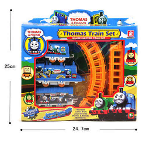 Battery Operated THOMAS Train Set - Hours of Fun, Play & Learn - 3 Cars & 8 Tracks