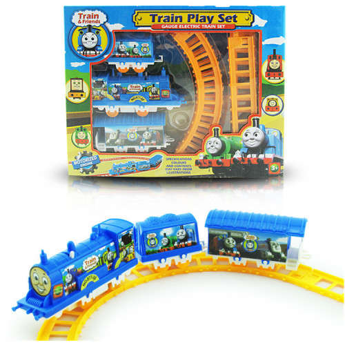 Battery Operated THOMAS Train Set - Hours of Fun, Play & Learn - 3 Cars & 8 Tracks